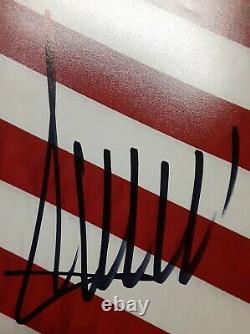 Donald J. Trump Autographed 11x14 Photo Avechologram