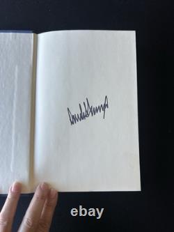 Donald J. Trump Livre signé Pensez comme un milliardaire 1ère éd. Signature authentique