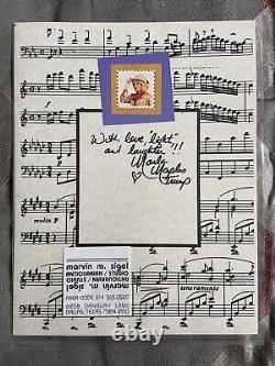 Donald J Trump, Marla Maples Et Tommy Tone Début 1990 Jsa Loa Autographié