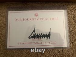 Donald J Trump Notre Voyage Ensemble Livre Relié Signé Auto Autographe