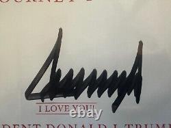 Donald J Trump Notre Voyage Ensemble Livre Signé Édition Autographiée Président