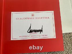Donald J Trump Notre parcours ensemble Livre Relié Signé Auto Autographe