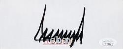 Donald J. Trump Signature Authentique Signée & Encadrée Coupure de Signature Autographiée JSA