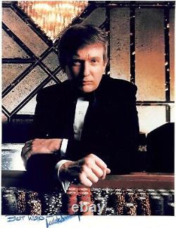 Donald J. Trump Signé Casino Royale Autographié 11 X 14 Photographie Dna Psa