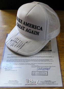 Donald J. Trump Signé Make America Great Encore Une Fois Maga Hat, Jsa Certified # Z91094