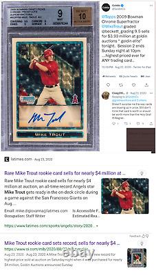 Donald Trump 2011 Leaf Superfractor RC Rookie GRAIL Gold Auto Signé #1/1 GOAT
<br/>   <br/>(Note: the term 'GOAT' is not typically translated in French, as it is an English acronym meaning 'Greatest of All Time')