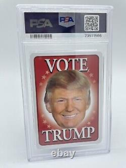 Donald Trump 2016 Héros Decks Présidentiels Carte As de Pique PSA 10 GEM MINT