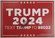 Donald Trump 2024 Affiche Dédicacée Signée Autographe Jsa Loa Yy48447