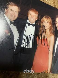 Donald Trump 45e Président Autographe Original Signé À La Main 8x10