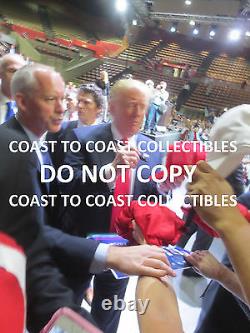 Donald Trump 45e Président Des États-unis Signé, Jersey Autographié, Preuve