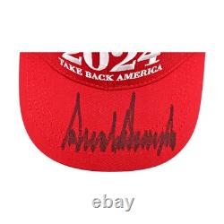 Donald Trump 45e et 47e président des États-Unis chapeau signé et autographed 2024 (JSA LOA)