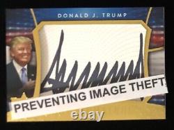 Donald Trump, 45e président, Décision 2016, Signature coupée, Carte autographe Auto Rc