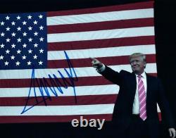 Donald Trump 8x10 Autographié Photo Signée Coa Inclus