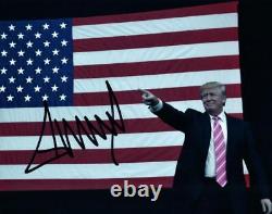 Donald Trump 8x10 Photo Autographiée Signée Avec Coa