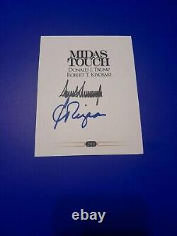 Donald Trump A Autographié Bookplate