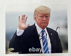 Donald Trump A Signé 8x10 Photo Autographiée Avec Coa