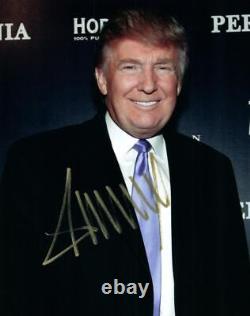Donald Trump A Signé 8x10 Photo Autographiée Photo Nice Photo Et Coa