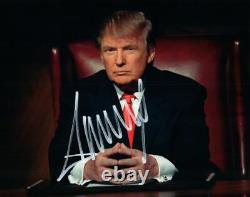 Donald Trump A Signé 8x10 Photo Autographiée Photo Plus Coa