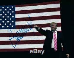 Donald Trump A Signé 8x10 Pic Photo Dédicacée Image Avec Coa
