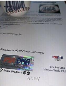 Donald Trump A Signé Autographié 2013 All-star Game Oml Baseball Psa Certifié