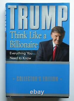 Donald Trump A Signé Autographié Président Millionaire Edition Collector Auto