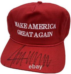 Donald Trump A Signé Autographié Rendre L'amérique Grande À Nouveau Président De Chapeau Jsa