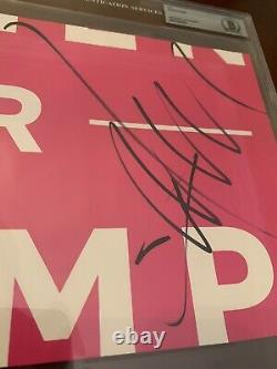 Donald Trump A Signé Autographied Campaign Poster Cut Bas Beckett Encapsulé