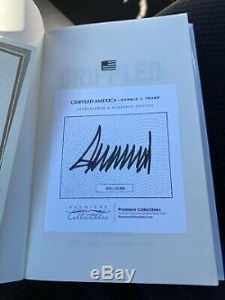 Donald Trump A Signé Avec L'aco, Amérique Du Crippled, Autograph Authentique