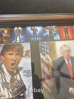Donald Trump A Signé, Jsa Loa, 28 X 20, Framing De Qualité Du Musée! Un, Si C'est Un Genre