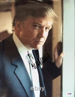 Donald Trump A Signé La Maison Blanche (45e Président) 11x14 Photo Psa/adn I71858
