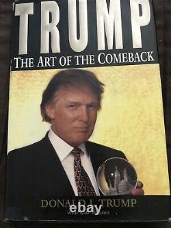 Donald Trump A Signé Le Livre Jsa Coa + Exact Proof! Le Président Trump Bel Autographe