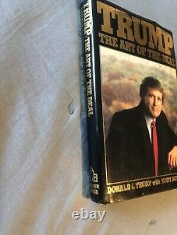 Donald Trump A Signé Le Livre The Art Of The Deal Official 1987 First Edition
