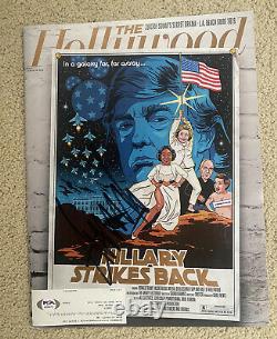 Donald Trump A Signé Le Magazine Hollywood Psa Coa 45e Président