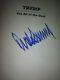 Donald Trump Art Of The Deal 1987 1ère Édition Autographiée Signé Blue Sharpie