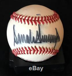 Donald Trump Authentique Signé Baseball! Psa / Adn Loa Meilleur Prix Sur Ebay