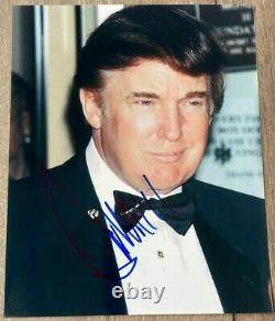 Donald Trump Autograph Signé Photo Jsa Political Psa Bas President