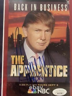 Donald Trump Autograph Signé Président Collage Photo Encadré Jsa Lettre Complète