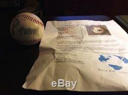 Donald Trump Autographe 45ème Président Signé Baseball Auto