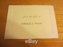 Donald Trump Autographe 45ème Président Signé Baseball Auto