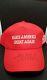 Donald Trump Autographe Coa Sur Maga Hat (extremely Rare)