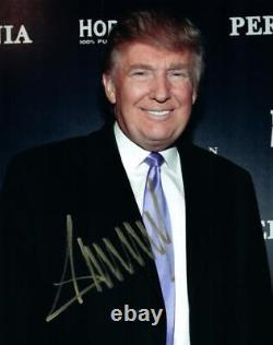Donald Trump Autographié Signé 8x10 Photo Photo Photo + Coa