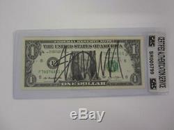 Donald Trump Autographié Signé Dollar Bill Avec Authenticité