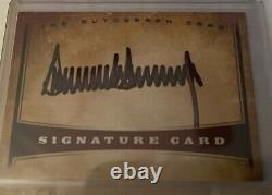 Donald Trump Carte Signature Autographiée