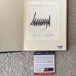 Donald Trump Crippled Amérique Signé Livre Autographié Premiere & Psa/dna Coa