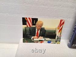 Donald Trump Édition Limitée Signé Autographié Amérique Handicapée avec COA & Photos Originales