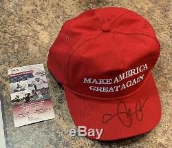 Donald Trump Et Mike Pence Signed Maga Chapeau Officiel Cali Fame Jsa Président Rare