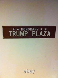 Donald Trump Honorifique Chicago Street Signe Memoribilia