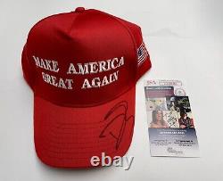 Donald Trump Jr A Signé American Made Maga Hat Avec Jsa Coa America Great Encore Une Fois