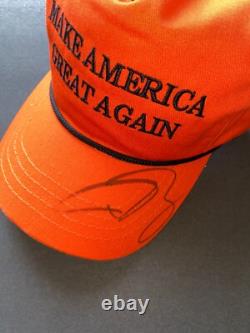 Donald Trump Jr. Chapeau officiel signé Make America Great President Son Jsa