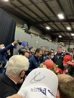 Donald Trump Jr Signé Autographié Garder L'amérique Grande À Nouveau Chapeau 2020 Coa Proof